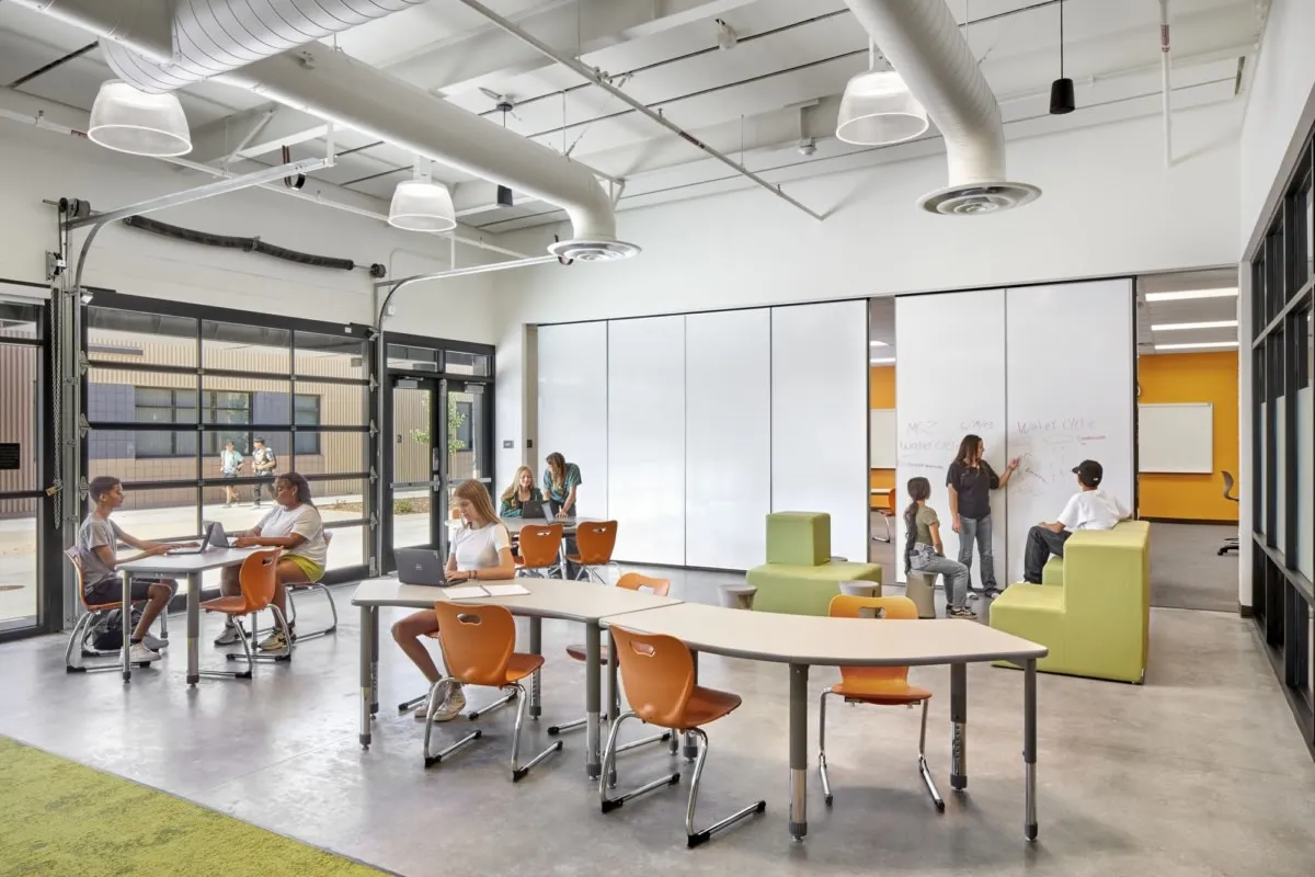 Del Oro High School — Educational Facilities operable partitions
