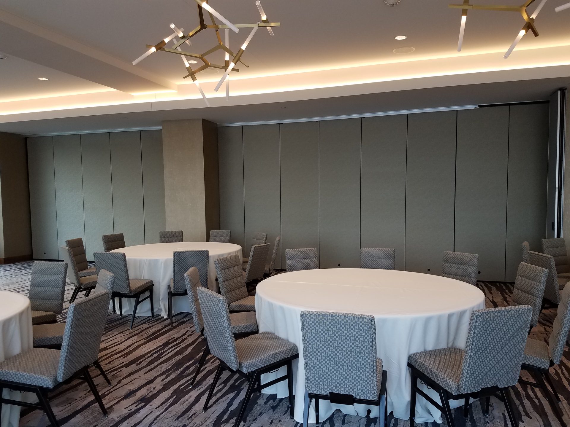 Hyatt Regency Lake Washington operable partition installation, Renton, WA (photo 2)