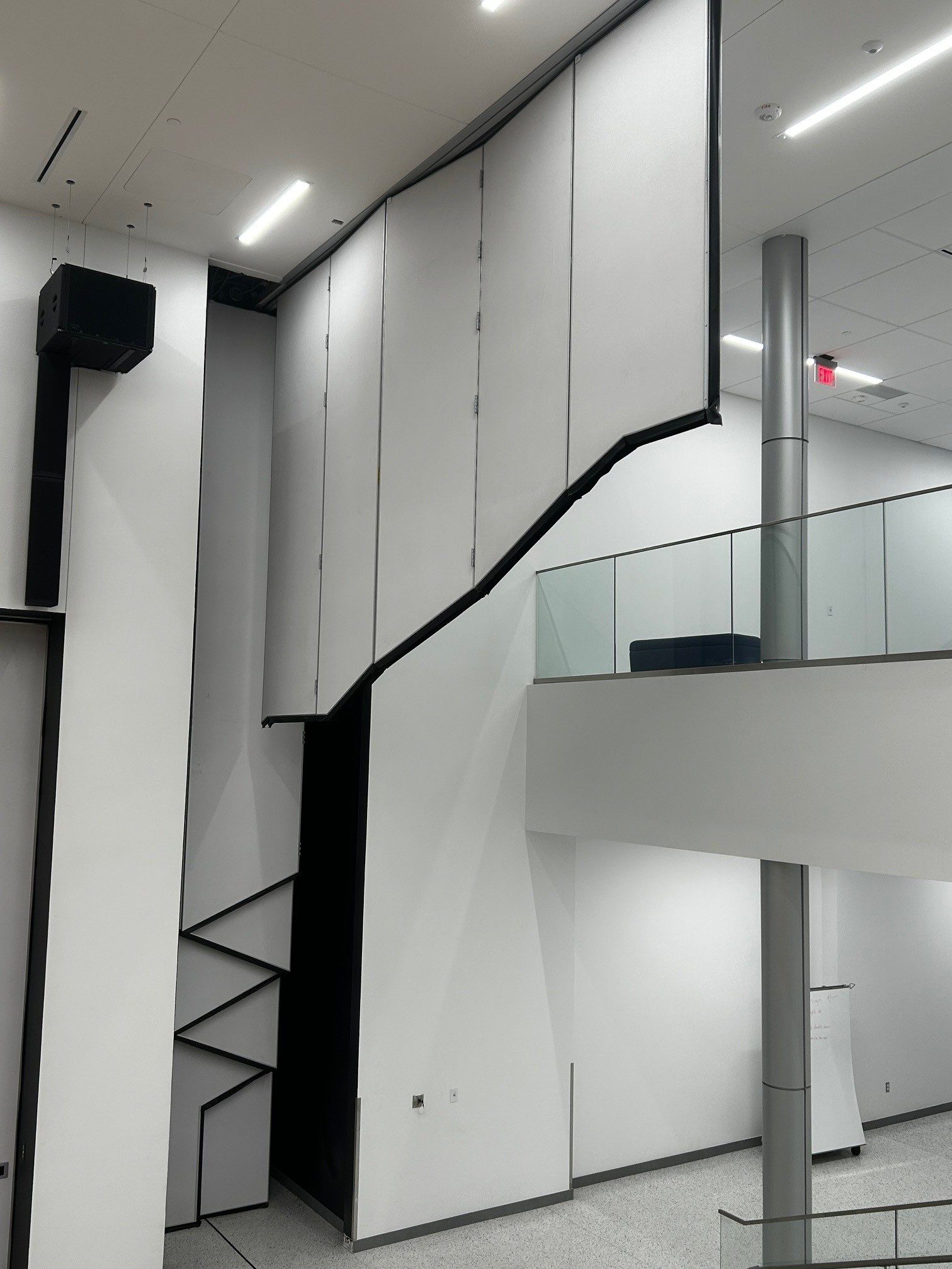 LCISD Liberty Hill High School operable partition installation, Lubbock, TX (photo 2)